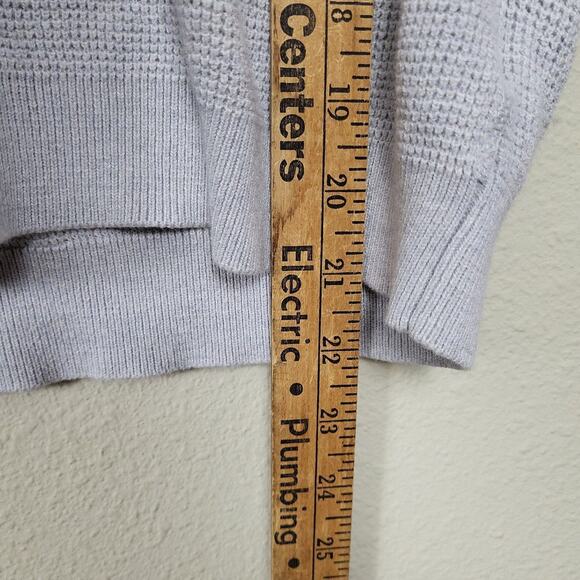 Prana Womens Beige Cotton Blend Knit V Neck Long Sleeve Pullover Sweater Size S - Picture 9 of 9